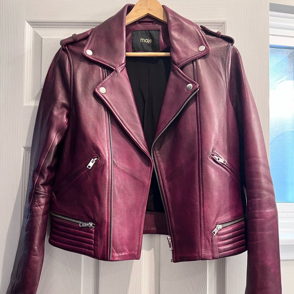 Maje Leather Jacket